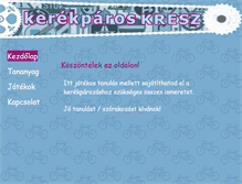 Tablet Screenshot of kerekparoskresz.com